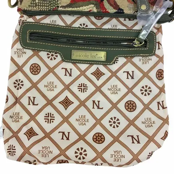 Nicole Lee Teddy Bears Crossbody Purse Green 2011 MTV VMA Awards NWT HTF Rare